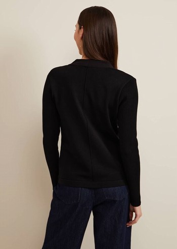 Phase Eight Frankie Knitwear Black Australia | QU6013825